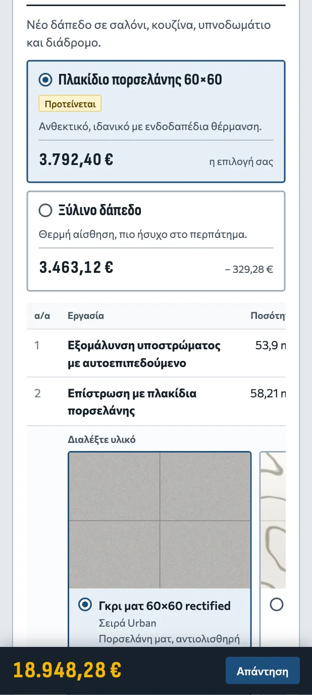 Προσφορά στο κινητό του πελάτη